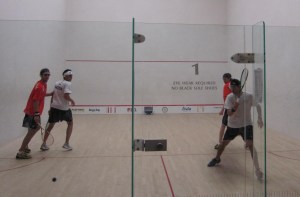 Badan taking the ball off the back