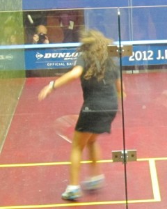 the curly head of Kanzy Emad El Defrawy