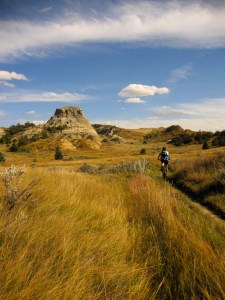 Maah Daah Hey trail between Magpie and Bennett camps